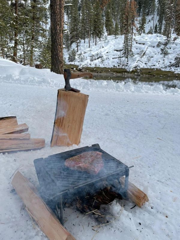 Small/large portable folding grill