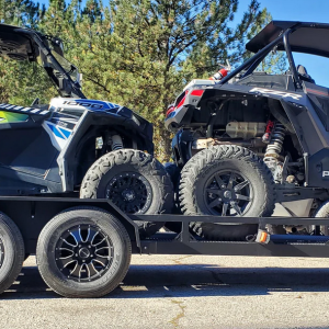 8'6" x 25' Tandem Trailer, side View