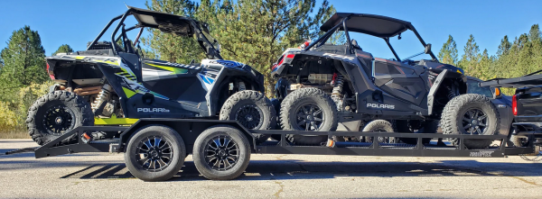 8'6" x 25' Tandem Trailer, side View