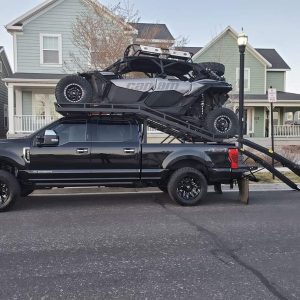 BEST SELLER: Truck Rack for 6.5 Ft. Truck Bed, 3/4 Ton and 1 Ton Pickup, Can-Am Maverick X3 Max, Polaris RZR Pro R, Turbo R4, Kawasaki, Yamaha, 2/4 Seat, Wheelbase 64-77′′ W, up to 140′′ L, Power Sports & Motorsports