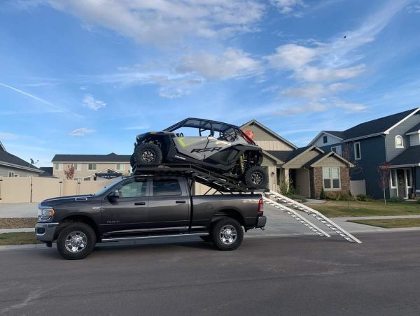 BEST SELLER: Truck Rack for 6.5 Ft. Truck Bed, 3/4 Ton and 1 Ton Pickup, Can-Am Maverick X3 Max, Polaris RZR Pro R, Turbo R4, Kawasaki, Yamaha, 2/4 Seat, Wheelbase 64-77′′ W, up to 140′′ L, Power Sports & Motorsports - Image 8