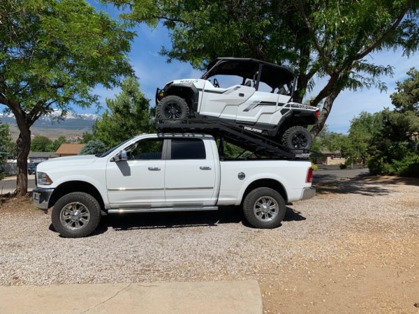BEST SELLER: Truck Rack for 6.5 Ft. Bed, 3/4 Ton and 1 Ton Truck, 2/4 Seat, Side by Side, Wheelbase Width of 62"-75″ & Length up to 127″ for Can-AM, Polaris RZR XP Pro, Polaris, Kawasaki, Yamaha; Powersports & Motorsports - Image 7