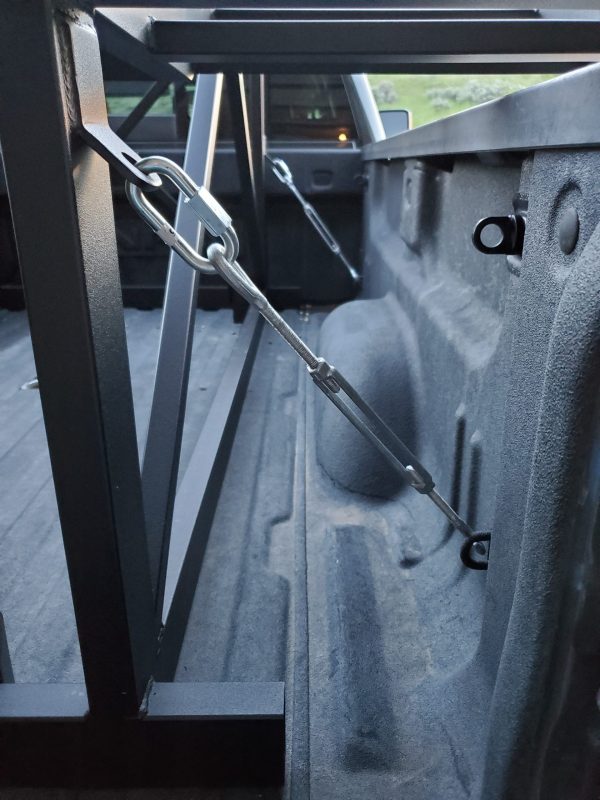 BEST SELLER: Truck Rack for 6.5 Ft. Bed, 3/4 Ton and 1 Ton Truck, 2/4 Seat, Side by Side, Wheelbase Width of 62"-75″ & Length up to 127″ for Can-AM, Polaris RZR XP Pro, Polaris, Kawasaki, Yamaha; Powersports & Motorsports - Image 6