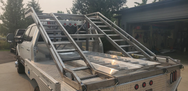 Truck Rack for 6.5 foot flatbed, 62-75" UTV width x 96" L